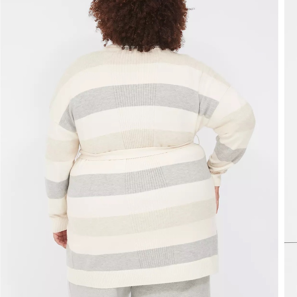 Long Sleeve Belted Cardigan - Picture 2 of 3